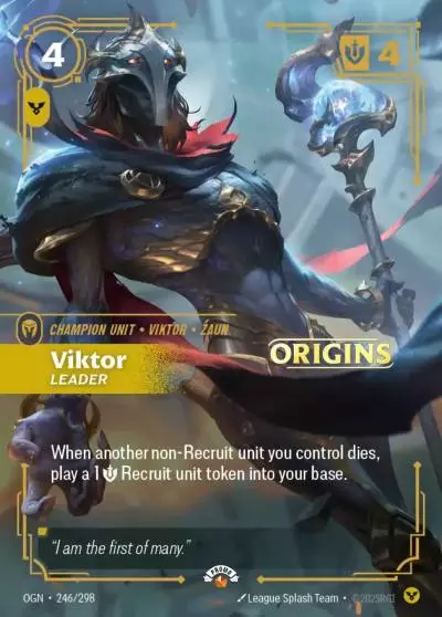 Viktor Leader - OGN-246-p - Promotional Cards - Riftbound card